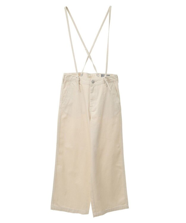 CRAFT STANDARD BOUTIQUE 2WAYサロペットデニムパンツ White