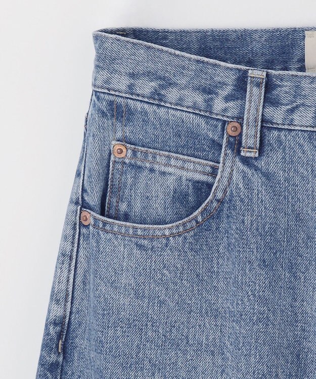 NAVE 【×NAVE】SERGE de bleu × NAVE カーブワイドデニム スカイブルー系