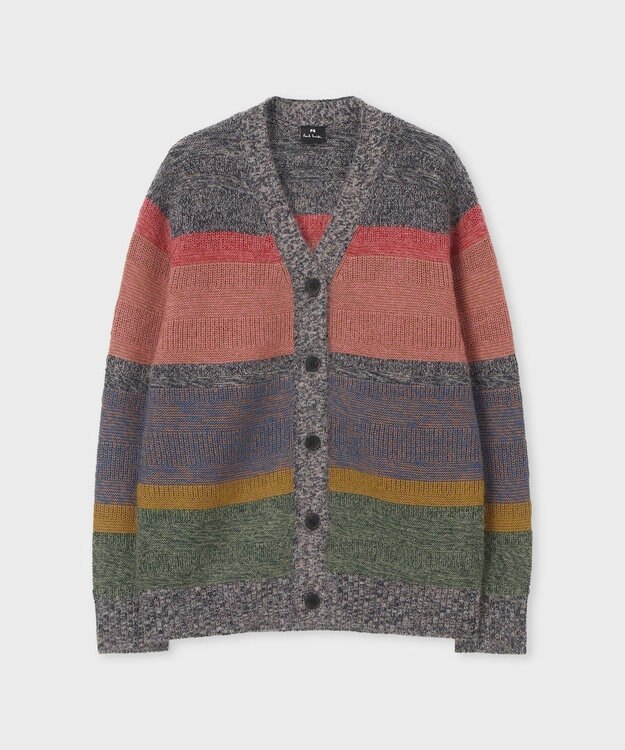 Paul Smith モヘアミックス リラックス カーディガン オレンジ