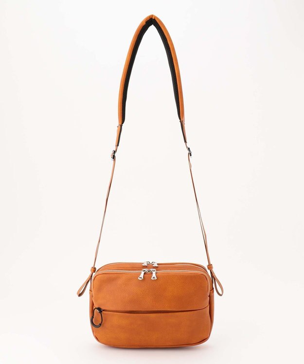 UNBILLION Otias アンティーク仕上げタイプ合皮ショルダーバッグ キャメル