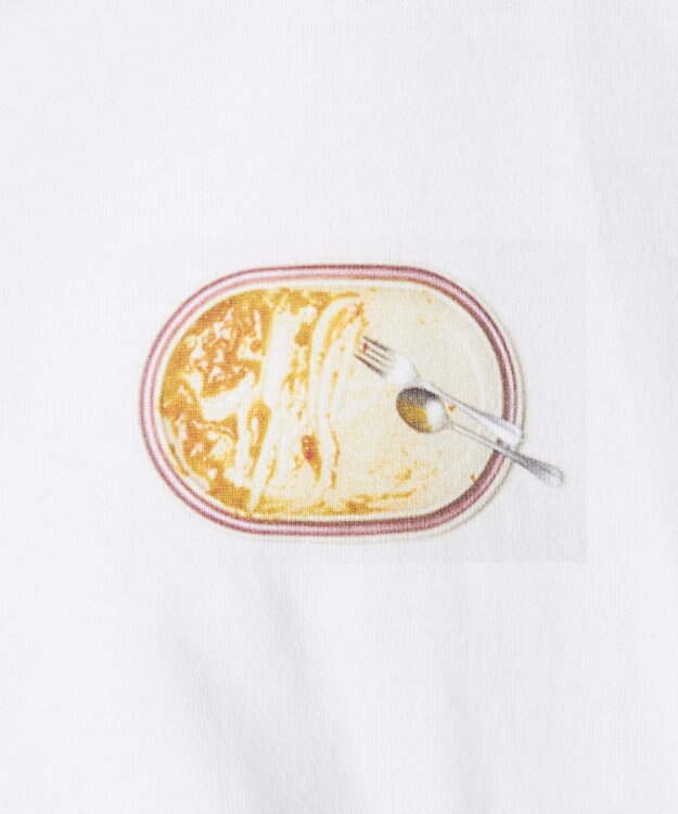 NAVE タブチ×NAVE プリント長袖Tシャツ ホワイト系