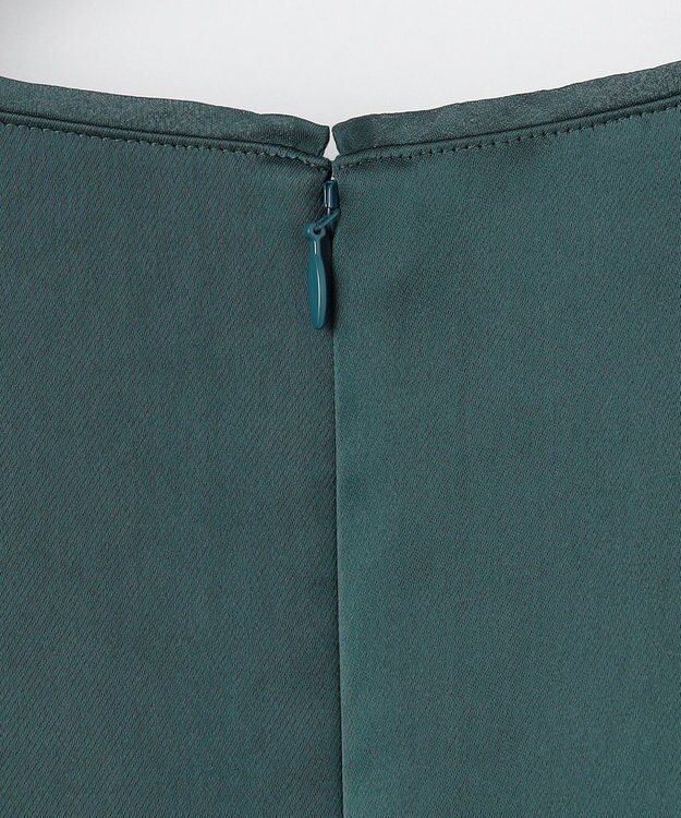 ANY SIS 【洗える】シフォンスリーブサック ドレス グリーン