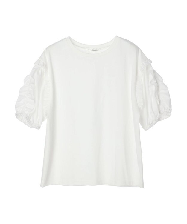 Green Parks ・ＥＬＥＮＣＡＲＥ　ＤＵＥ　ラッフルパフＴＥＥ Off White