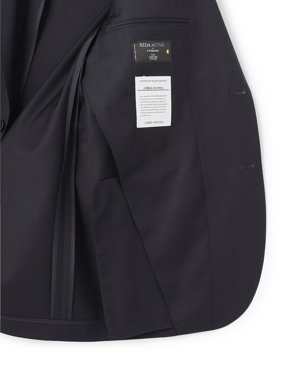 J.PRESS MEN 【J.PRESS MOVING / セットアップ対応】REDA ACTIVE スポーツツイスト ジャケット / 2B ネイビー系