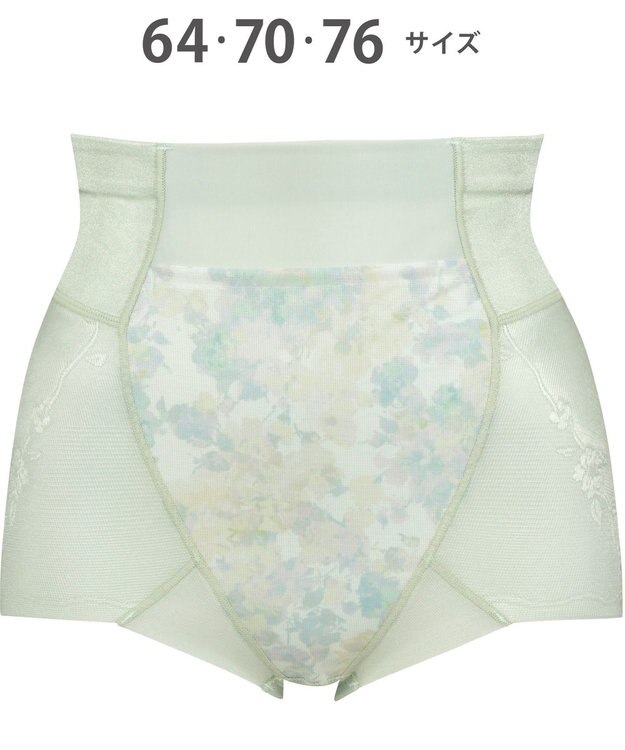 Wing ガードル 【ハミデンヌ】 ウエストのハミ肉すっきりカバー ショート丈 KQ2585 ウイング／ワコール メロン