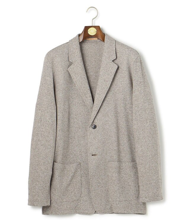 J.PRESS MEN 【KANEMASA JERSEY】ツイステッドスムース カットジャケット ブラウン系