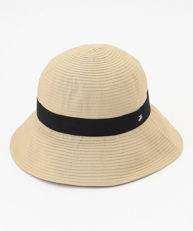 J.PRESS LADIES 【洗える・UVケア・畳める】ブレード ハット ベージュ系1