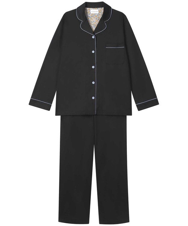 une nana cool MADE WITH LIBERTY FABRIC　シルケットジャージパジャマ BL