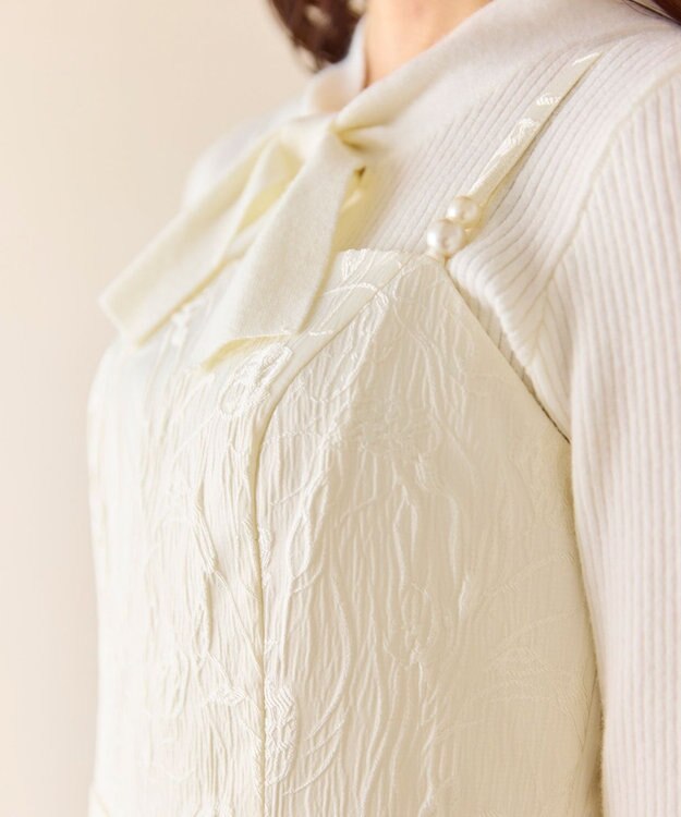 Feroux 【先行予約】ジャガードキャミ ワンピース アイボリー系