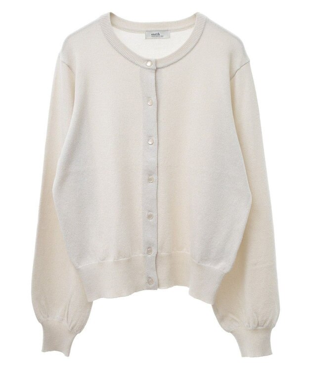 earth music&ecology アンジェリーナラメカーディガン Beige