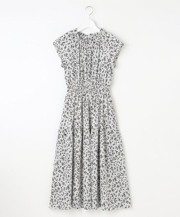 Feroux ウエストシャーリングティアード ワンピース ホワイト系1