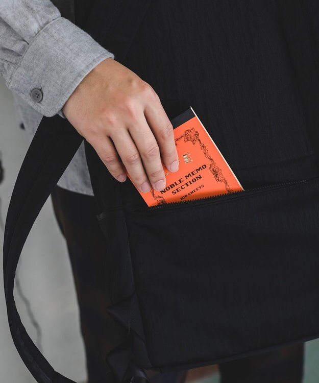 YUSHI RiVER - BACKPACK バックパック シワ加工 ブラック