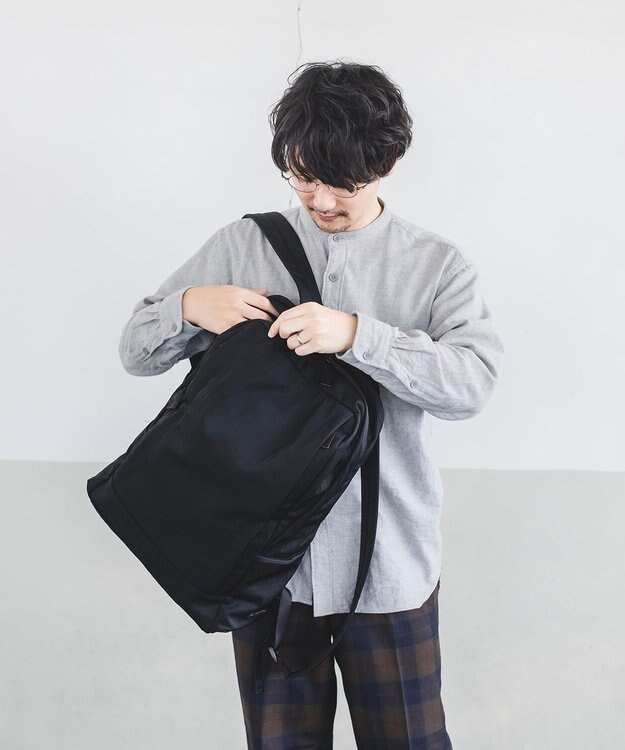 YUSHI RiVER - BACKPACK バックパック シワ加工 ブラック