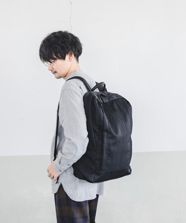 YUSHI RiVER - BACKPACK バックパック シワ加工 ブラック