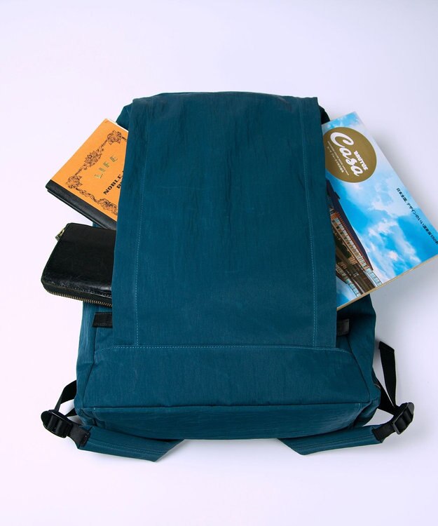 YUSHI RiVER - BACKPACK バックパック シワ加工 ブルーグリーン