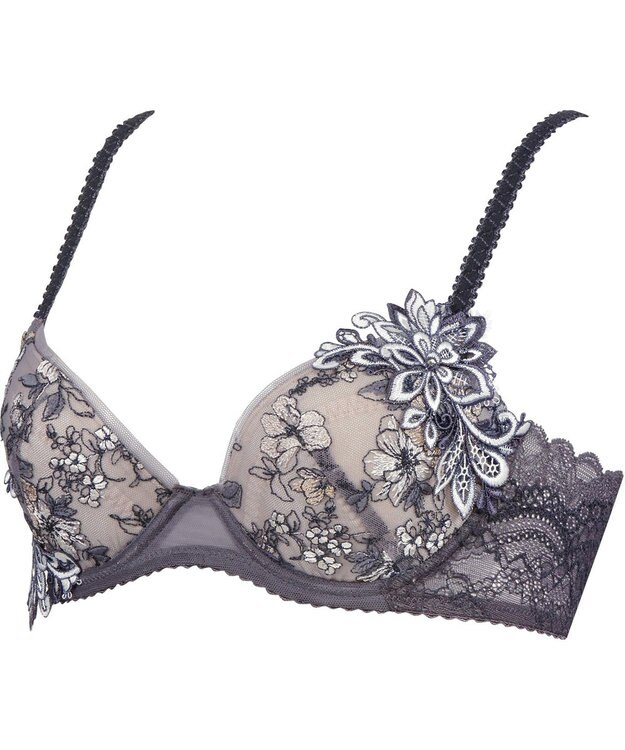 Wing Wing Lesiage　【2810シリーズ】　ブラジャー　ふっくらまる胸メイク　背中の段差軽減　ウイング／ワコール　PB2810 ダークブラウン