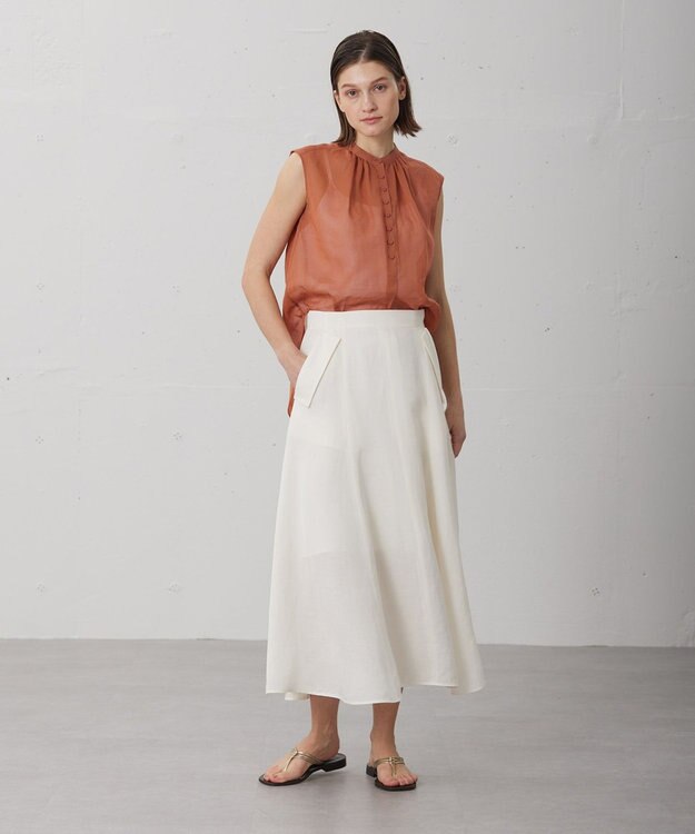 BEIGE， 【WEB限定】ODILON / シアーブラウス Teracotta