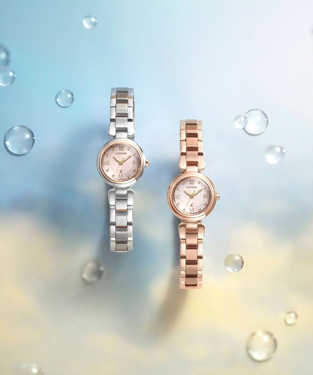 CITIZEN 【ｘC】光発電エコ・ドライブ 人気定番モデル コンパクトで上品なデザイン シルバー