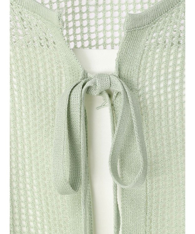 Green Parks ＳＥＴ２点　透かしカーデ＋キャミソール Green