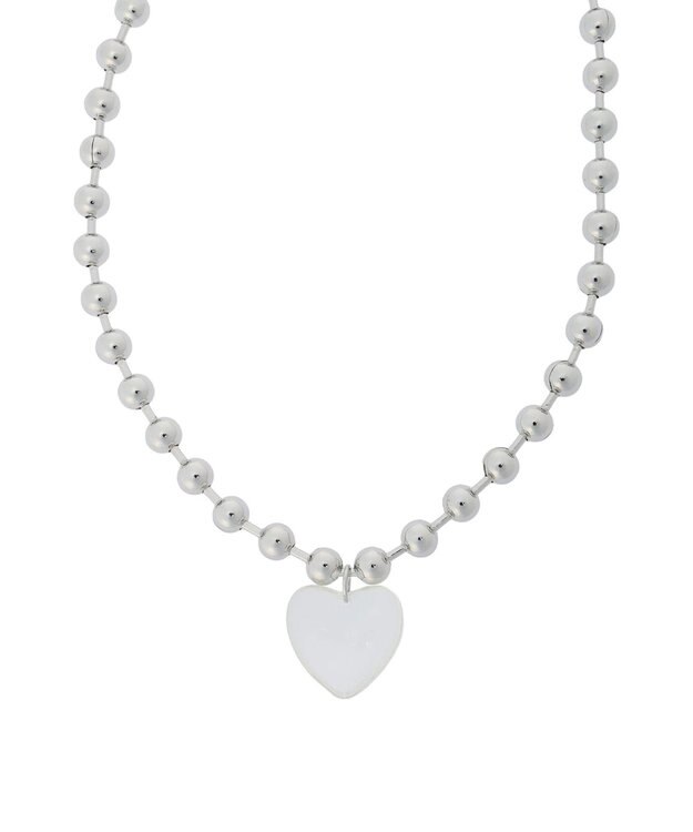 Green Parks ・ＨＡＬＦ　ＴＩＭＥ　クリアハートチェーンネックレス Clear