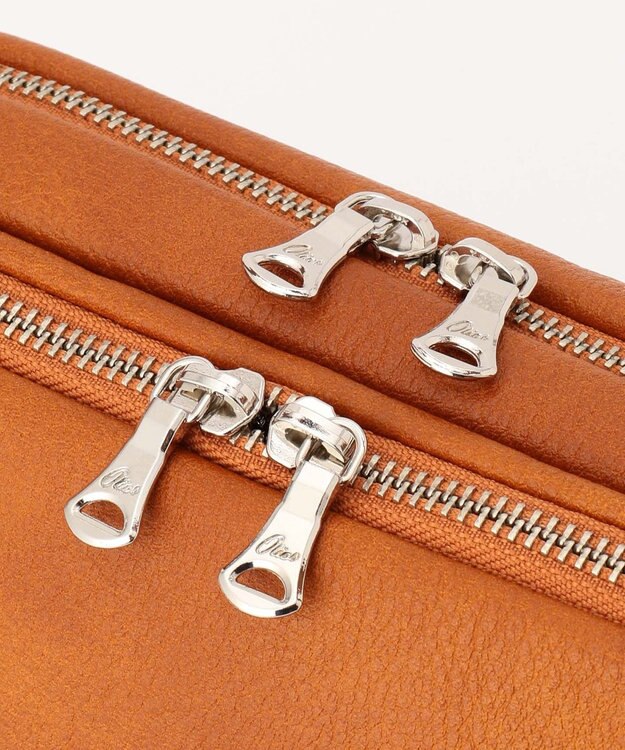 UNBILLION Otias アンティーク仕上げタイプ合皮ショルダーバッグ キャメル