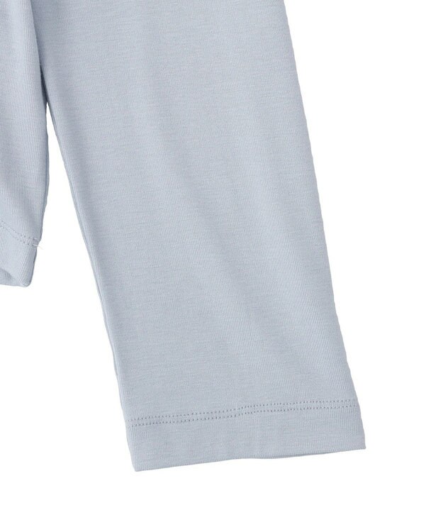 CRAFT STANDARD BOUTIQUE ハイネックハーフボタンプルオーバー Light Blue