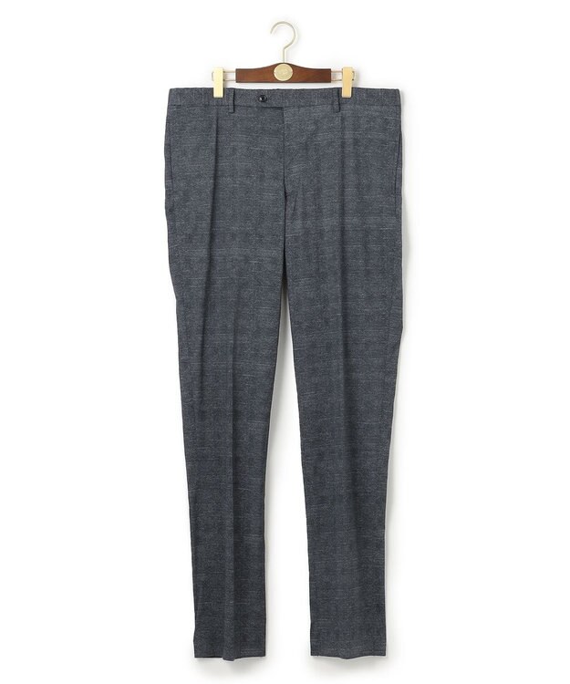 J.PRESS MEN 新色登場！【KING SIZE】【MECHANICAL】【セットアップ対応 / ウォッシャブル可】 ナイロンハイパワーストレッチ リネンルックパンツ グレー系