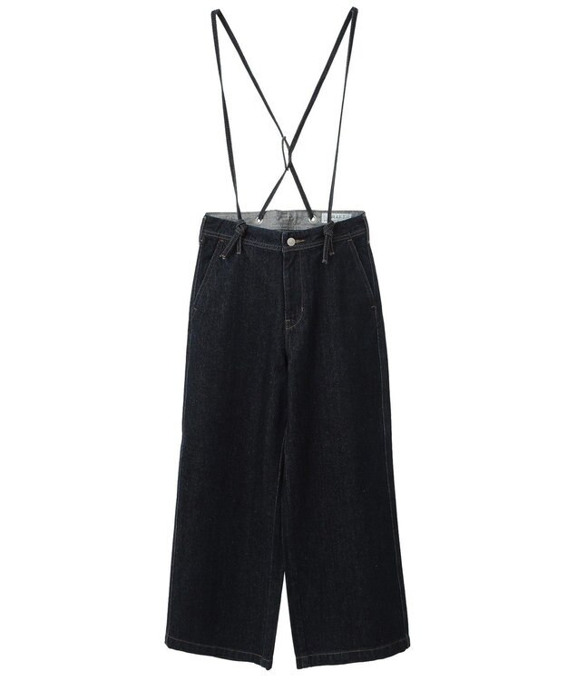 CRAFT STANDARD BOUTIQUE 2WAYサロペットデニムパンツ Dark Indigo