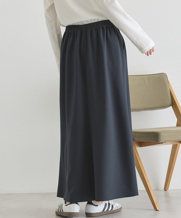 AMERICAN HOLIC 【イージーケア】ナローマーメイドスカート Navy