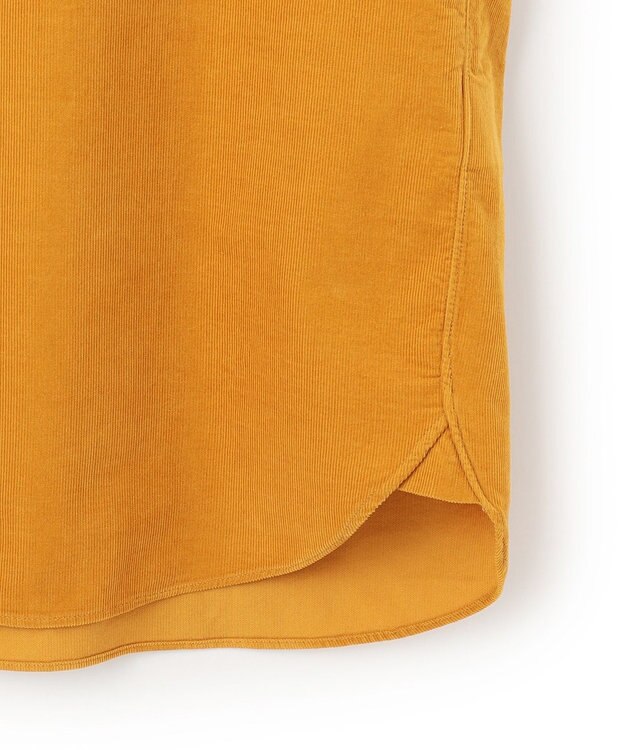 J.PRESS YORK STREET 【UNISEX】コーデュロイ バンドカラーシャツ イエロー系