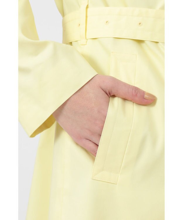 DAKS ロングトレンチコート(ライナーキルト付き) ライトイエロー