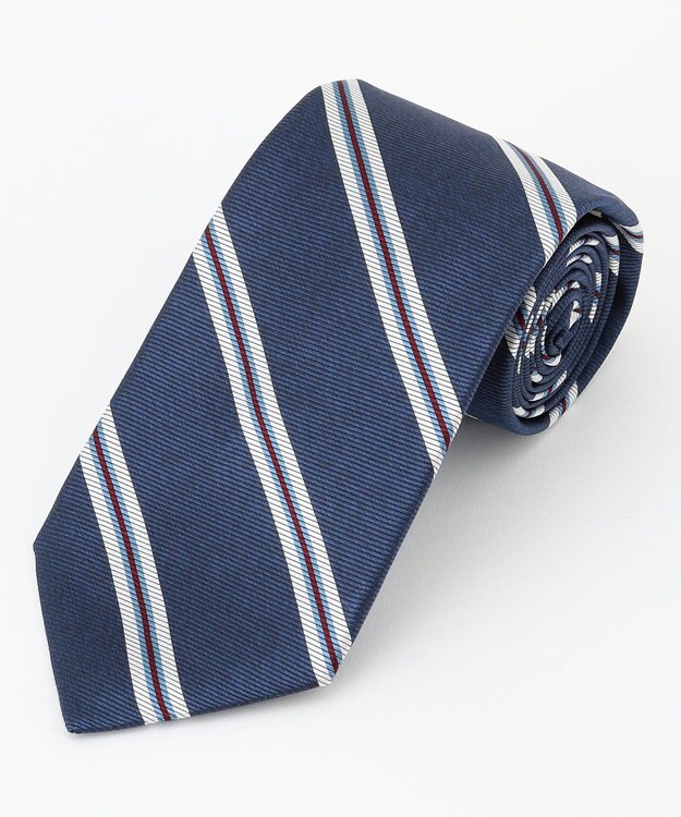 J.PRESS MEN 【JAPANESE TWILL STRIPE COLLECTION】ツイルストライプ ネクタイ ダルブルー系2