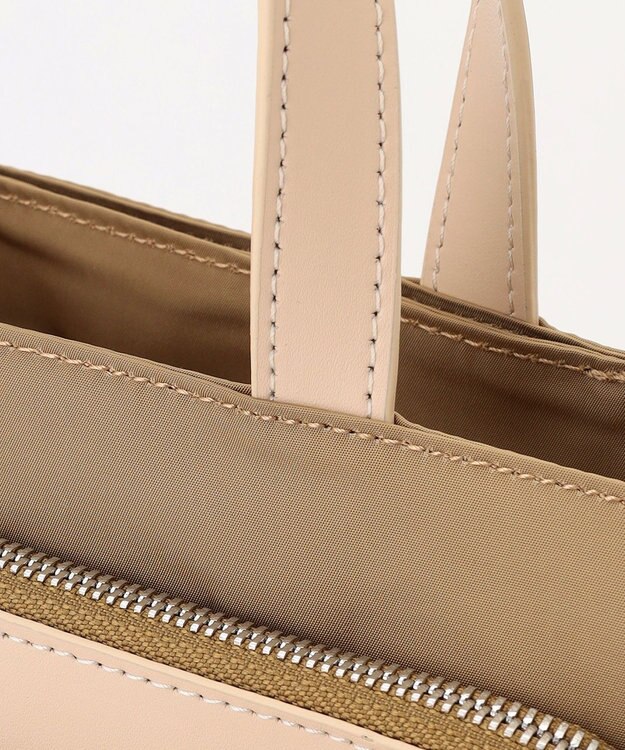 Y'SACCS ポリエステルツイル 2WAYトートバッグ ベージュ