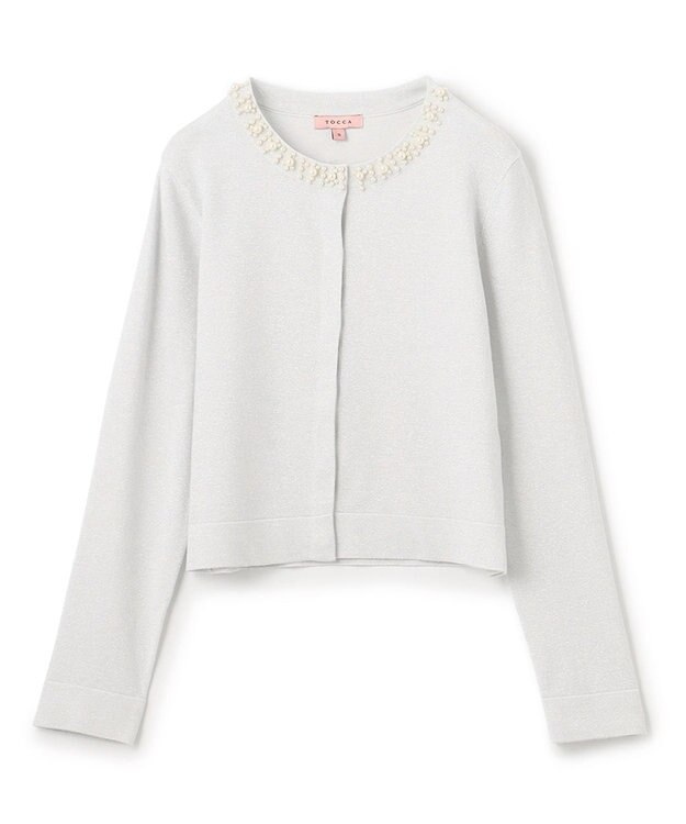 TOCCA SAND CASTLE カーディガン シルバー系