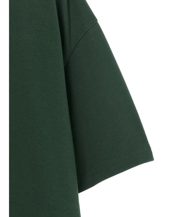 Green Parks ミニ裏毛バックカシュクール半袖チュニック Green