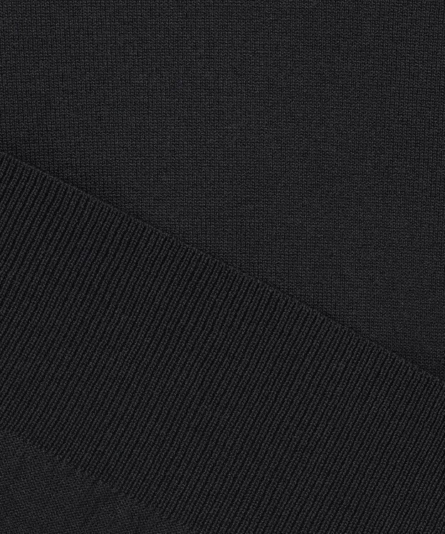 組曲 S 【WEB限定】ビジューパフスリーブ ニット ブラック系