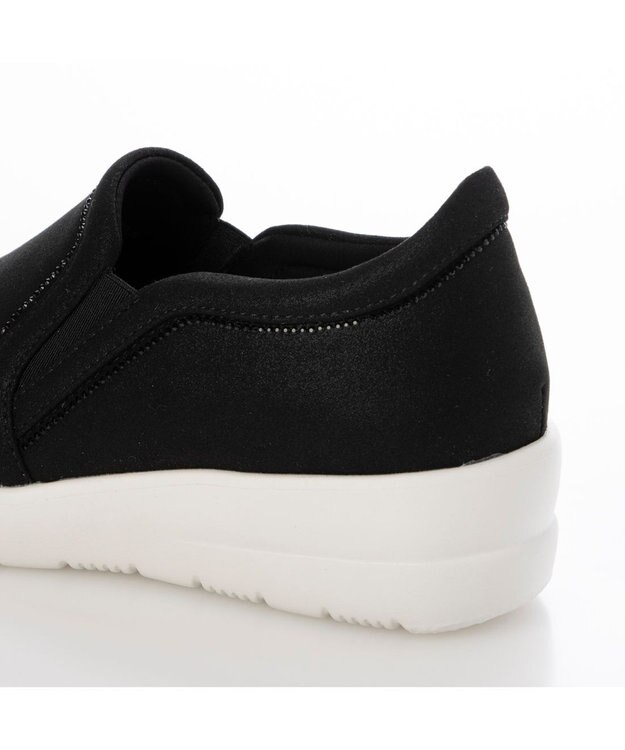 Riz raffinee <Riz raffinee>ヒールアップスリッポンスニーカー ブラックメタリック