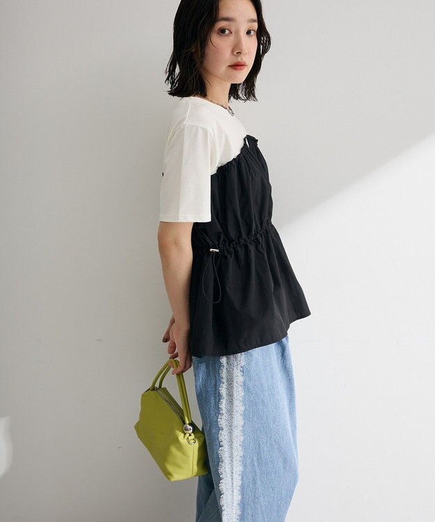 Green Parks ビスチェドッキングカットプルオーバー Black