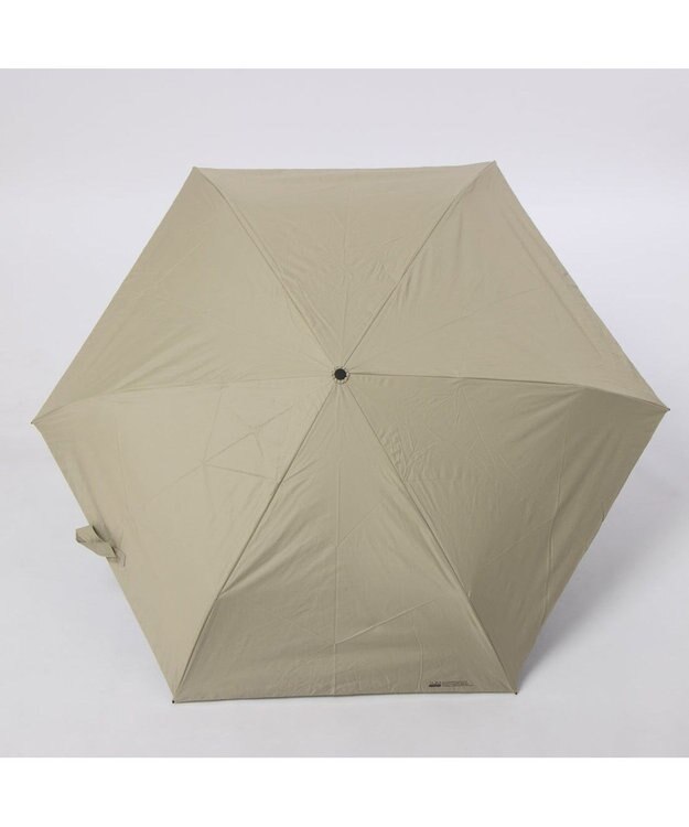 UNBILLION カシュネ cachenez /【晴雨兼用　日傘　UVカット率・遮光率100％生地使用 】PUリップストップ軽量自動開閉折りたたみ傘 ベージュ