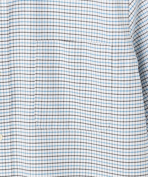 J.PRESS MEN 【WEB・一部店舗限定】タッタソール 半袖シャツ/B.D ターコイズブルー系3