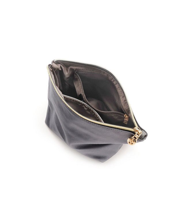 MioFIRANO ブレイドメッシュバッグ＆ポーチセット 2WAY チャーム付き　FIRANO フィラノ GRAY