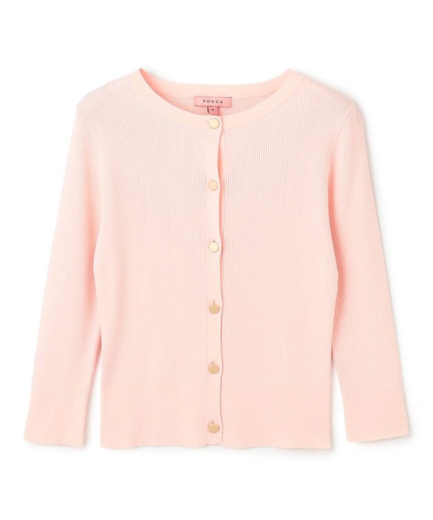 TOCCA 【洗える】SPRINGTIME KNIT ニットカーディガン ピンク