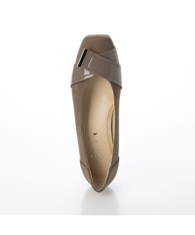 Riz raffinee <Riz raffinee>【レイン対応】ベルト巻きスクエアトゥパンプス オークスエード