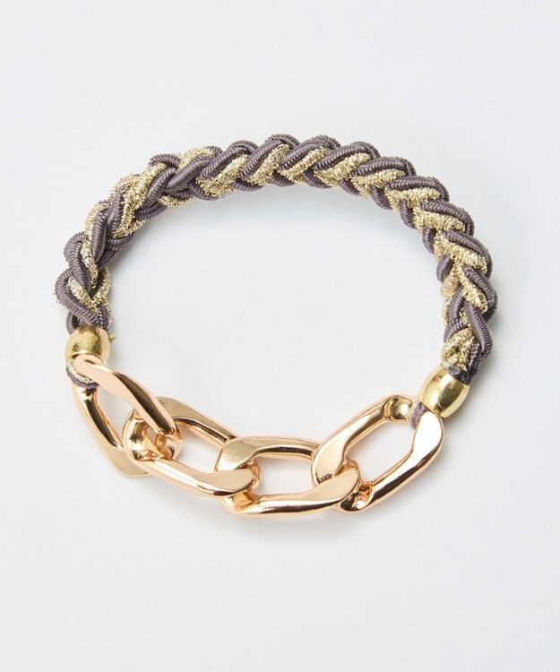 Phoebe 2wayツイストメタルヘアブレス　グレー