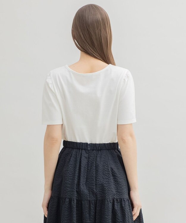 TOCCA 【洗える】LOVE YOURSELF TEE Tシャツ ホワイト系