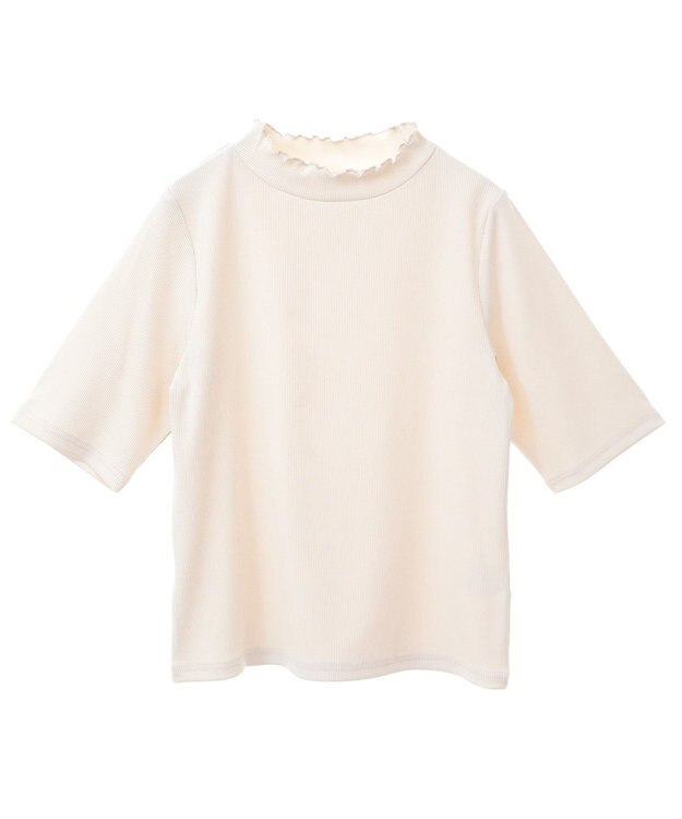 Green Parks ・Ｐｅｔｉｔ　Ｆｌｅｕｒ　５分袖メロウリブＴＥＥ Charcoal Gray