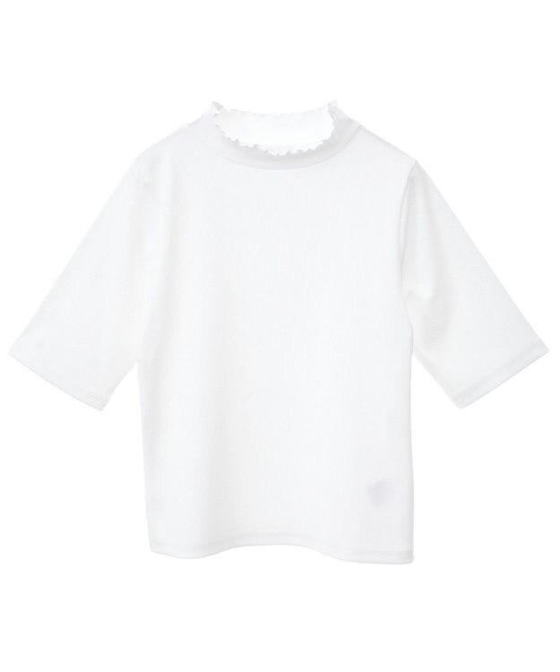 Green Parks ・Ｐｅｔｉｔ　Ｆｌｅｕｒ　５分袖メロウリブＴＥＥ Charcoal Gray