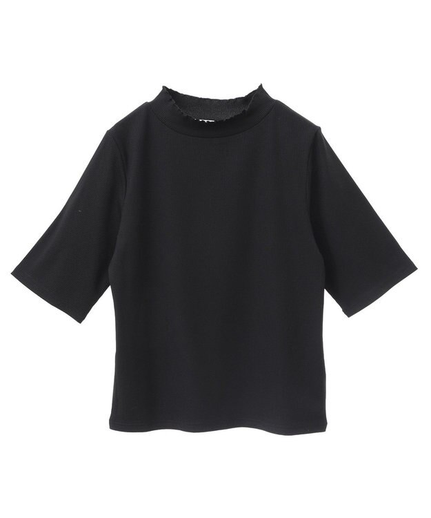 Green Parks ・Ｐｅｔｉｔ　Ｆｌｅｕｒ　５分袖メロウリブＴＥＥ Charcoal Gray