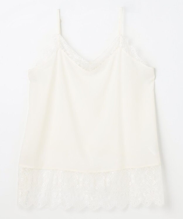 ANY デシンレースキャミソール オフ