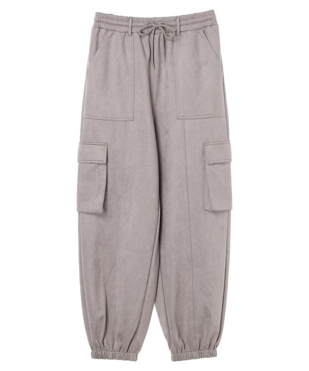 Green Parks ・ＳＵＧＡＲ　ＳＰＯＯＮ　スエードポンチカーゴパンツ Gray